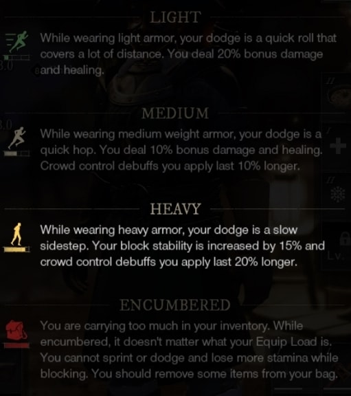 New World weight system benefits and drawbacks