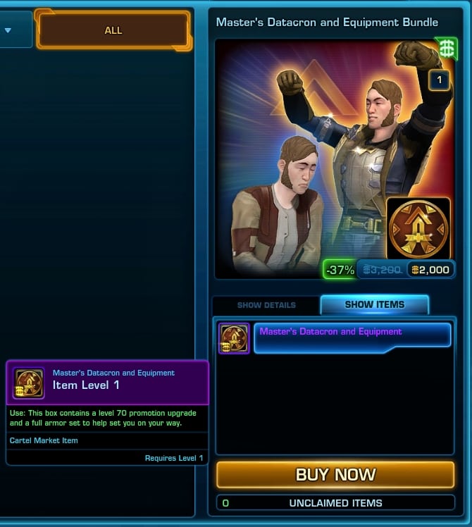 SWTOR Master's Datacron