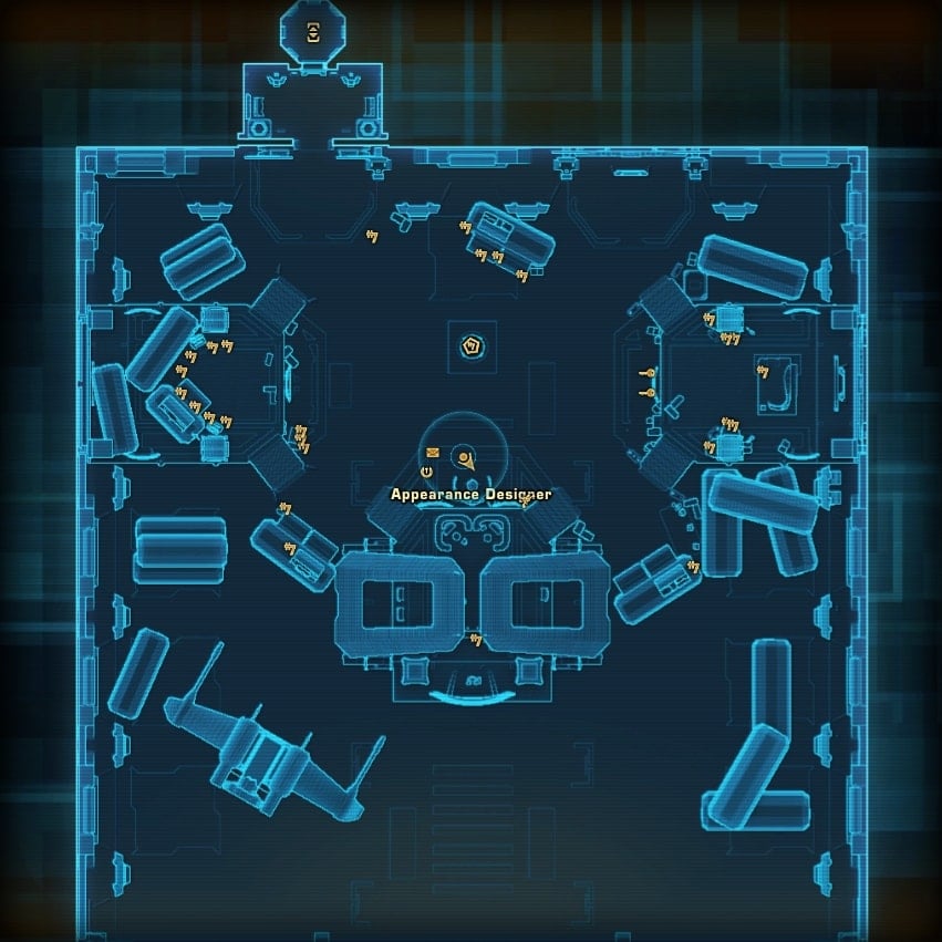 SWTPOR Cartel Bazaar Map