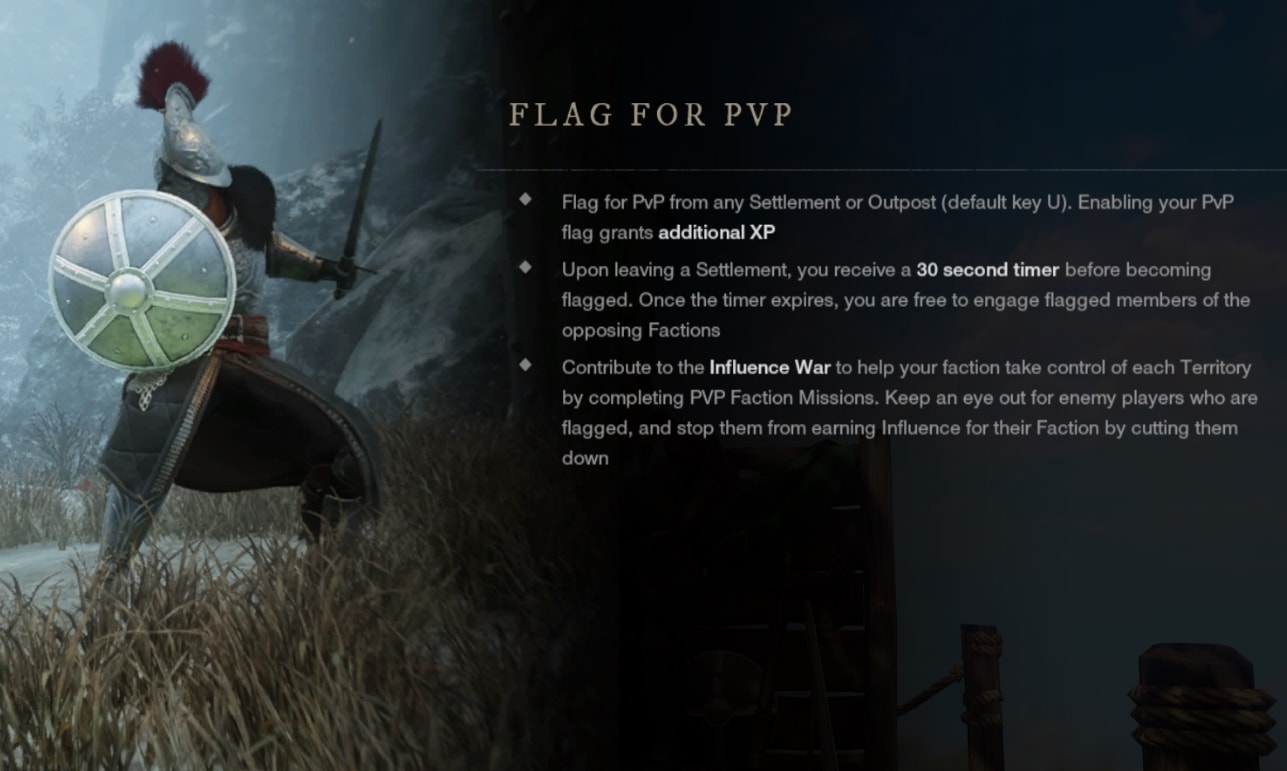 Should you be Flagged for PvP in New World