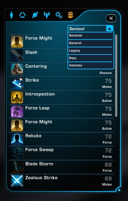 Abilities and Passives UI Preview