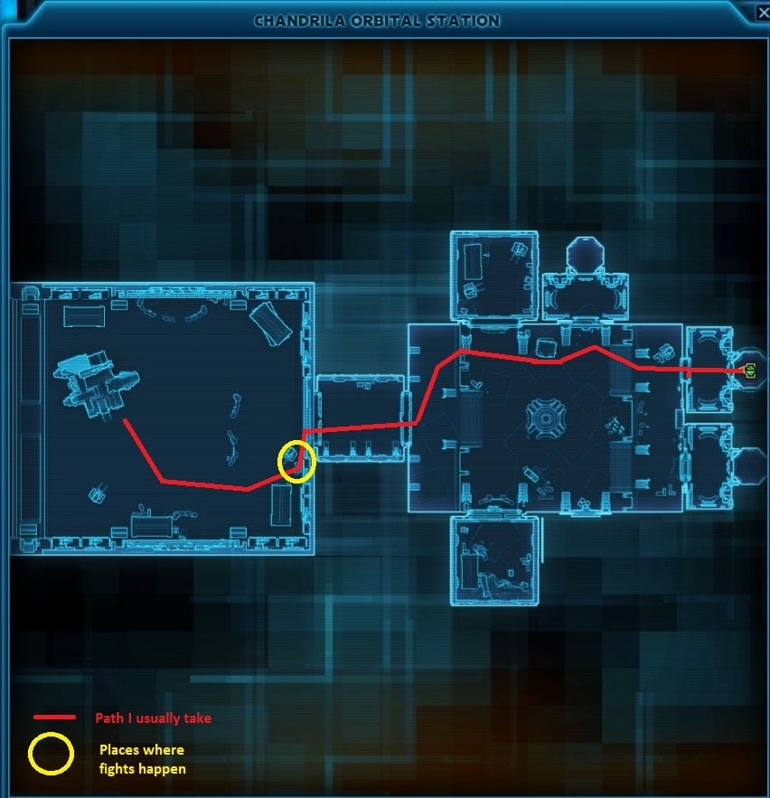 Pathway to the First Boss - SWTOR Red Reaper Guide
