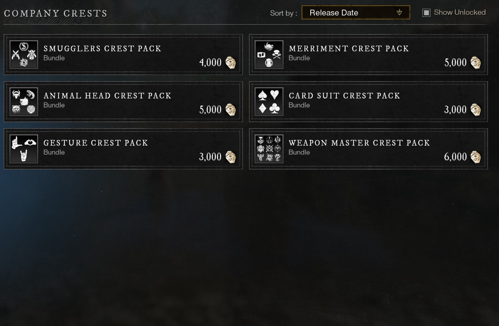 New World Store - Company Crests