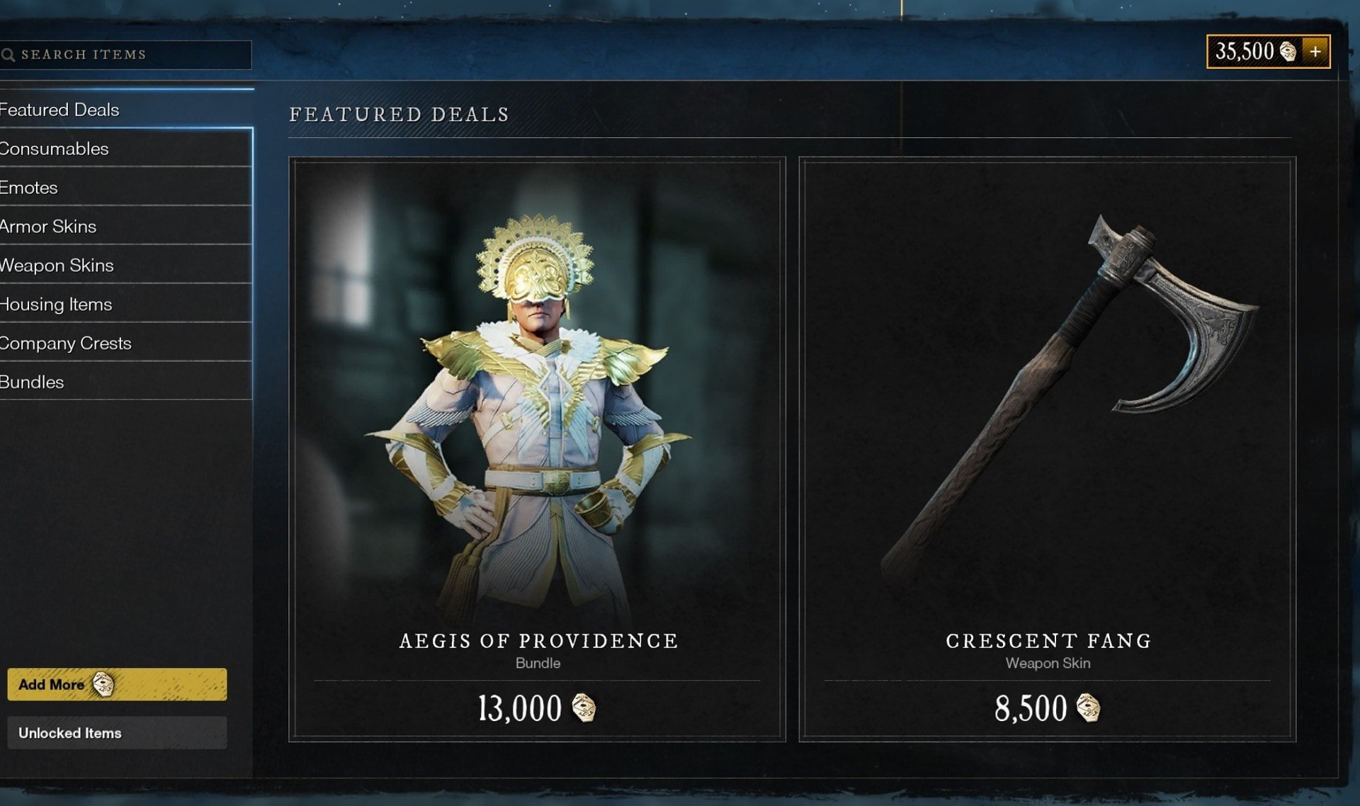 New World Store Overview