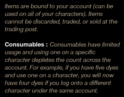 New World Store items restrictions