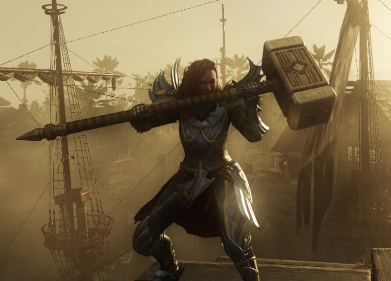 War Hammer Weapon Guide and Best Builds in New World MMORPG