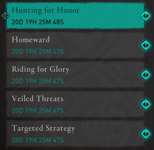 AC Valhalla Oskoreia Missions