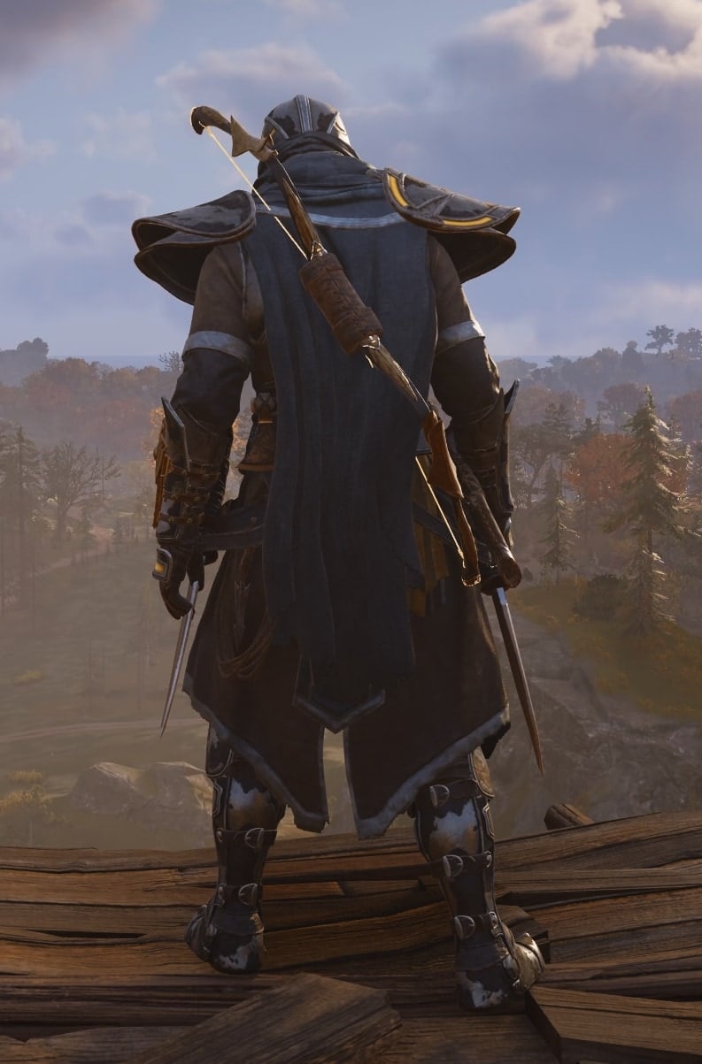 Assassin's Creed Valhalla Fallen Heroes armor set visual preview - back