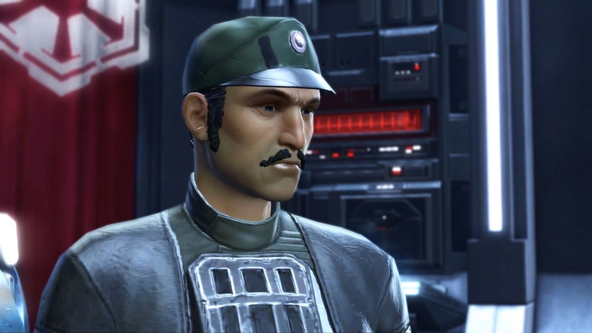 Colonel Korrd, a seasoned and dutiful military officer in charge of the Empire’s kolto operation on Manaan