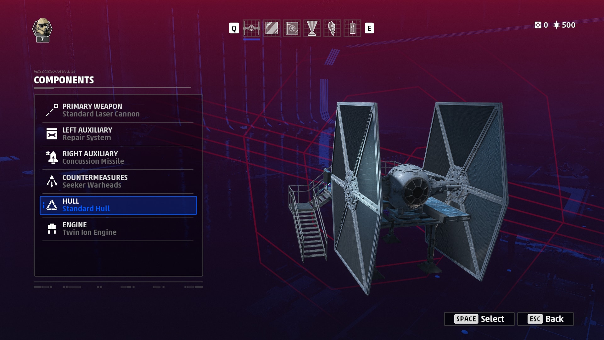 Squadrons UI