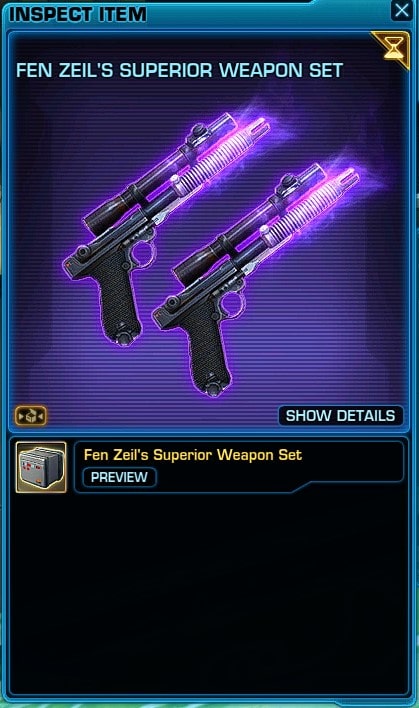 Fen Zeil_s Superior Weapon Set