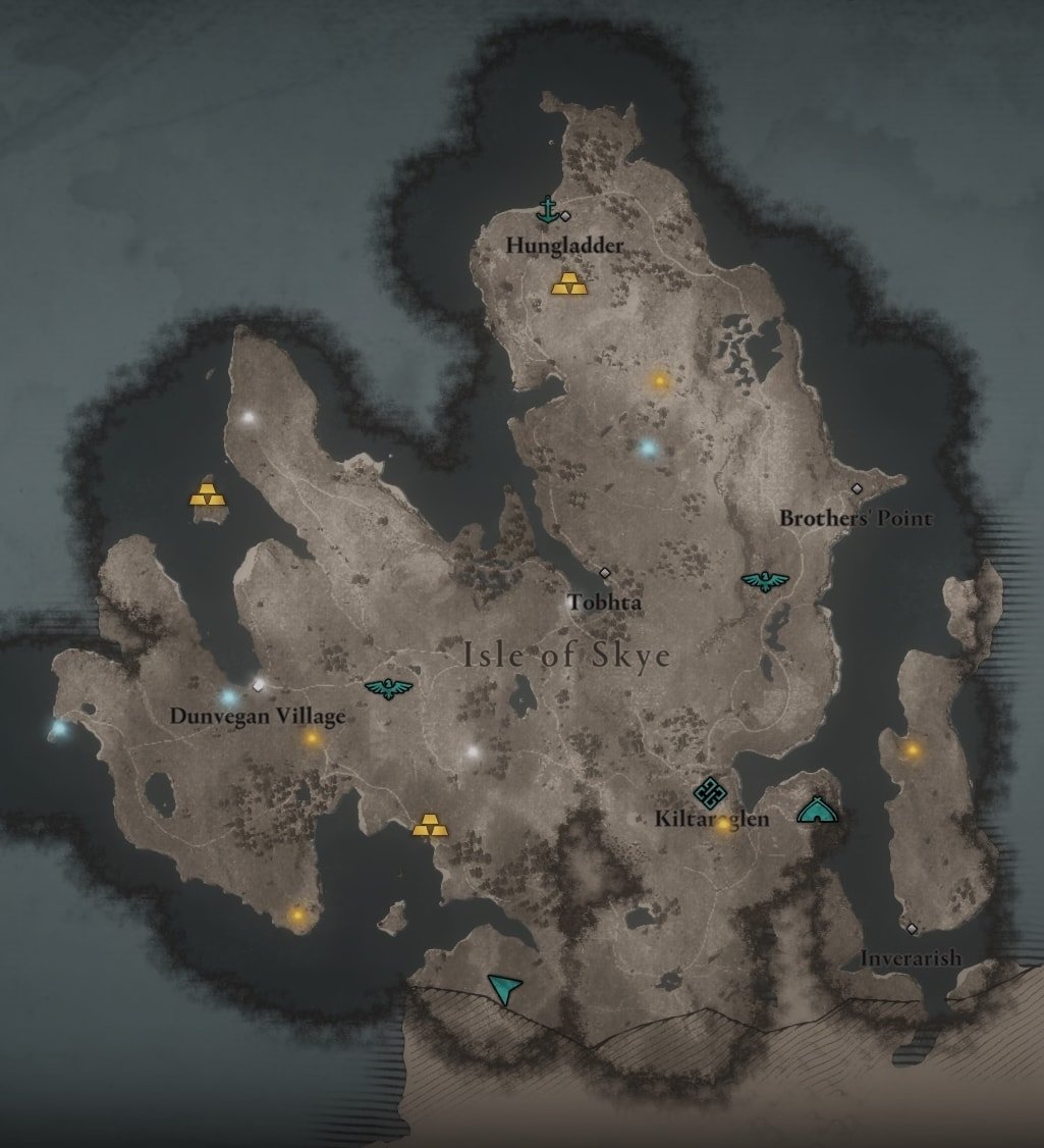 Full Map of Isle of Skye