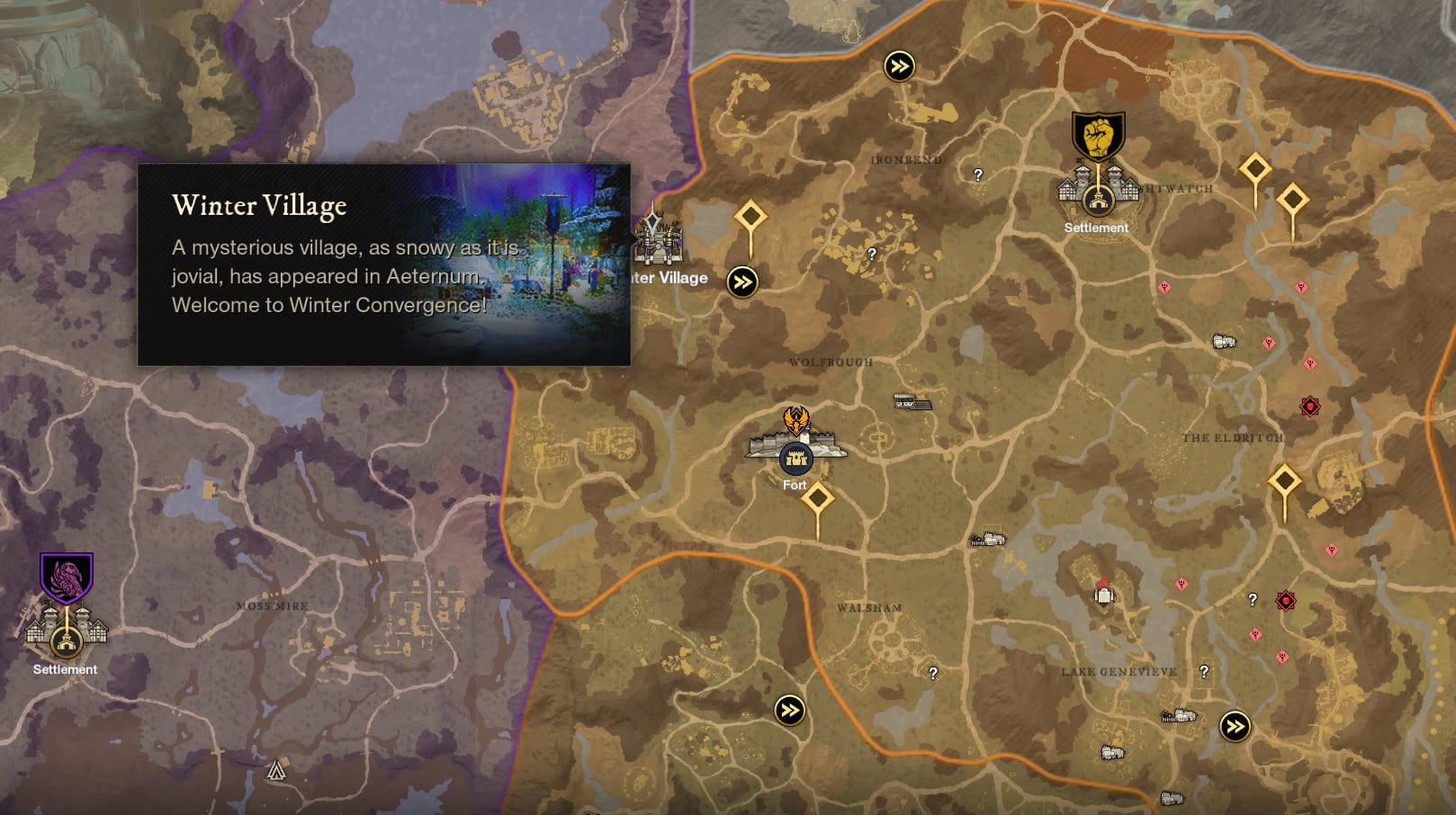 New World Winter Convergence - Brightwood's Winter Village