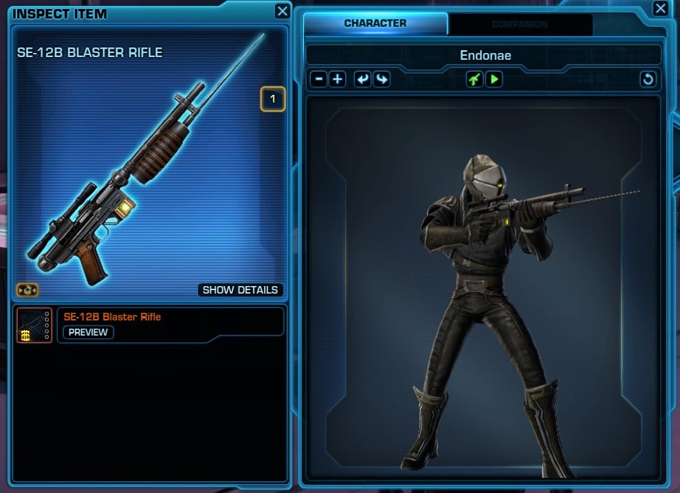 SE-12B Blaster Rifle