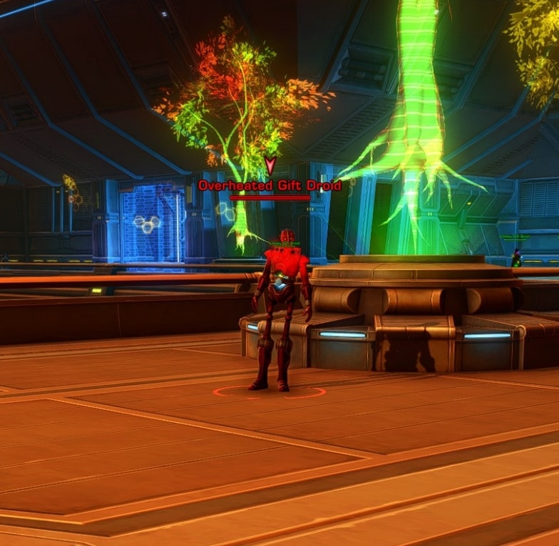 SWTOR Life Day Event Guide - Over-heated Gift Droid