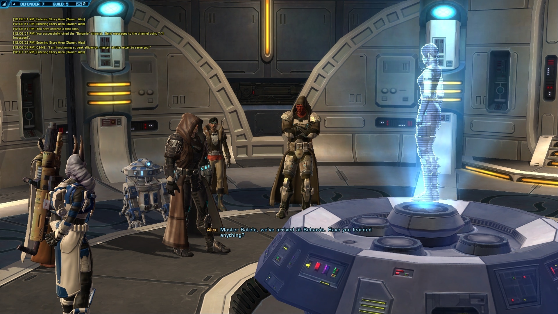 SWTOR story screenshot from December 31 2011 - play SWTOR in 2022
