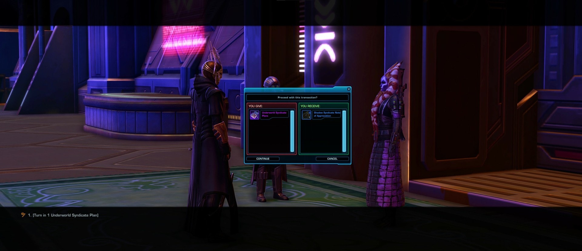 Shadow Syndicate Reputation Trade