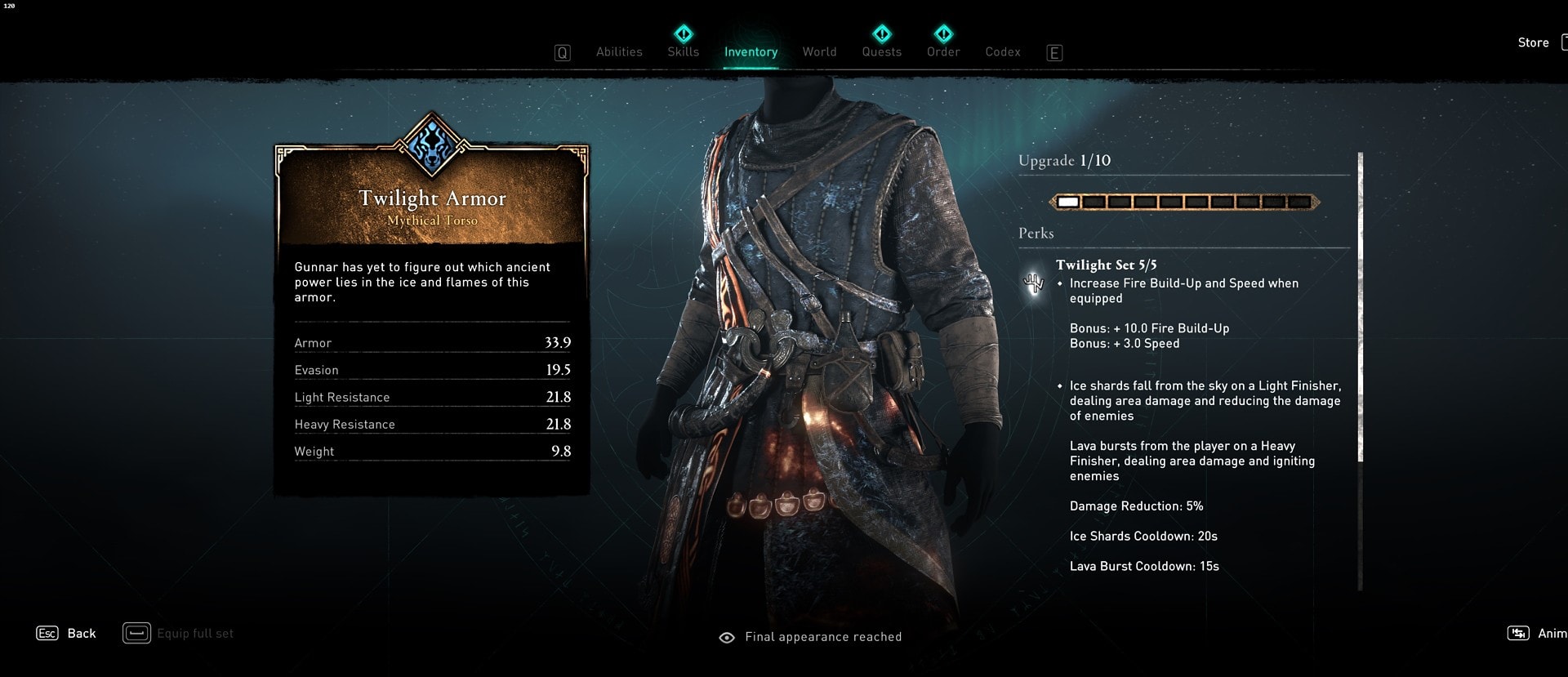 AC Valhalla Twilight Pack - Armor Piece