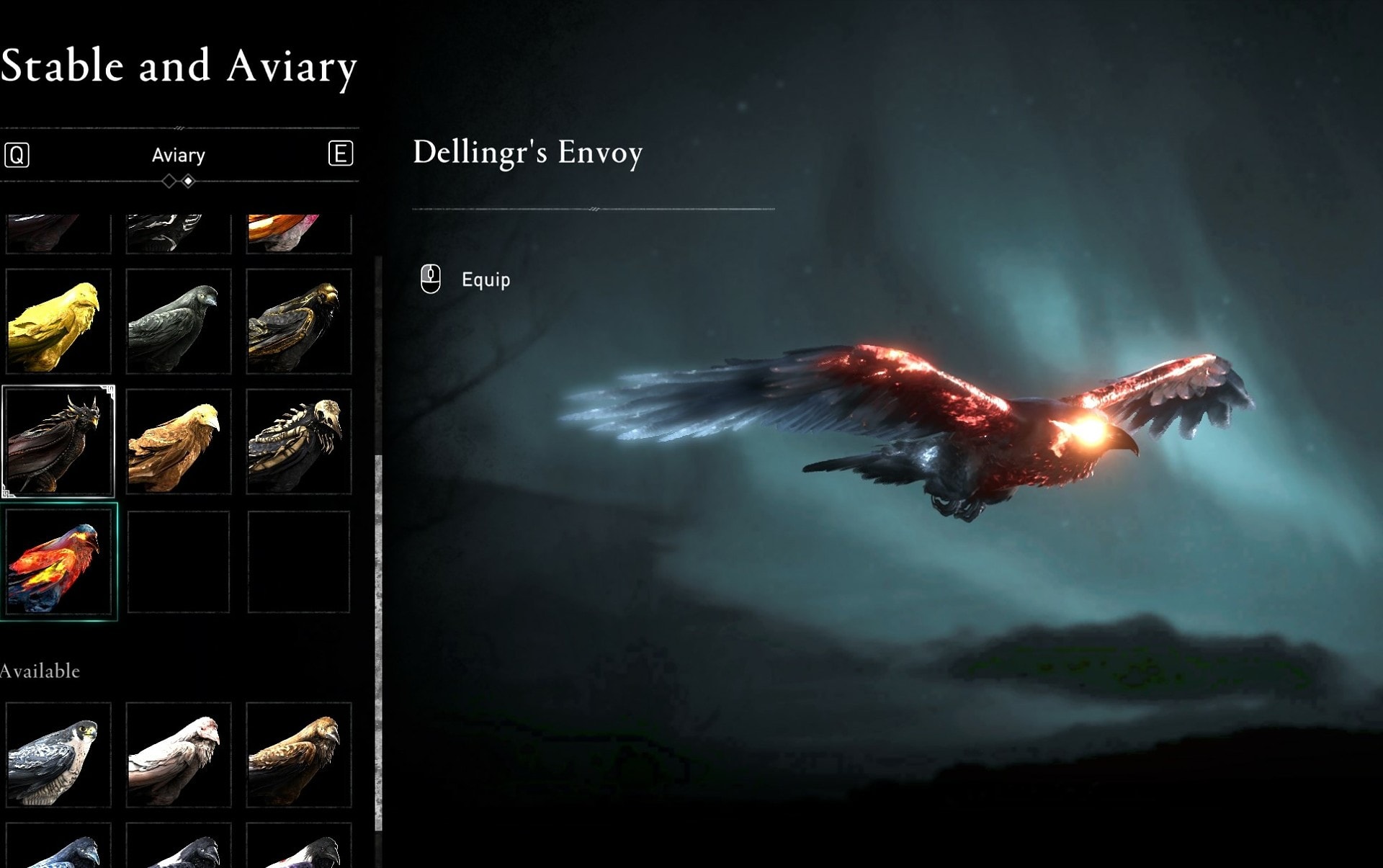 Dellingr's Envoy Overview (Bird Skin)