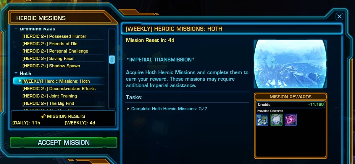 Heroic Mission Weekly