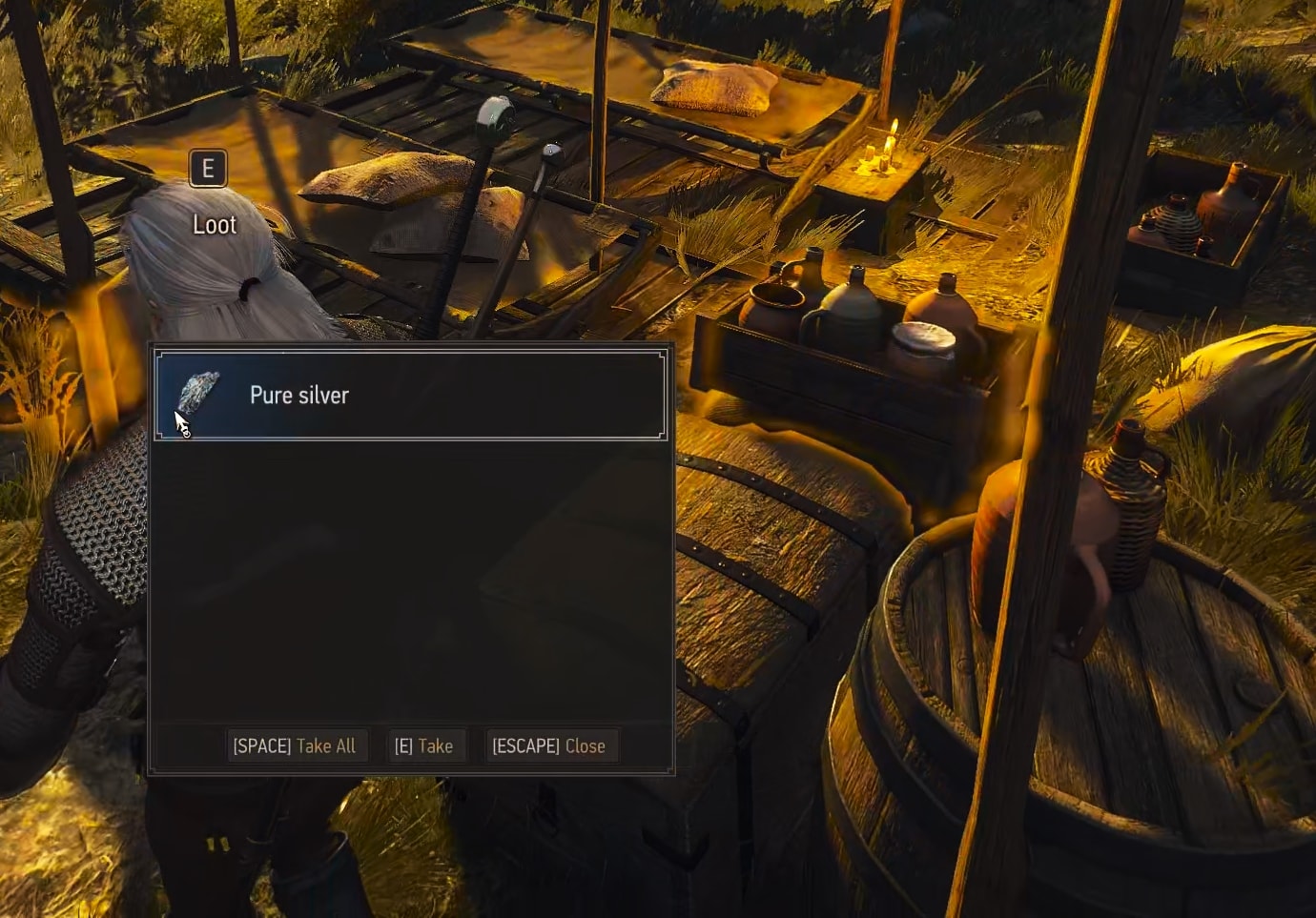 Pure Silver chest location in White Orchard
