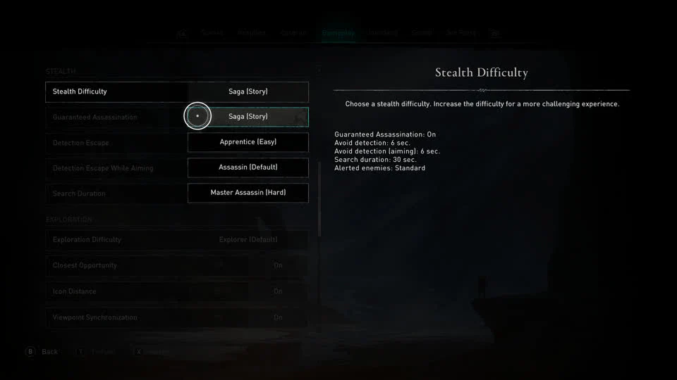 AC Valhalla Sage Difficulty Mode