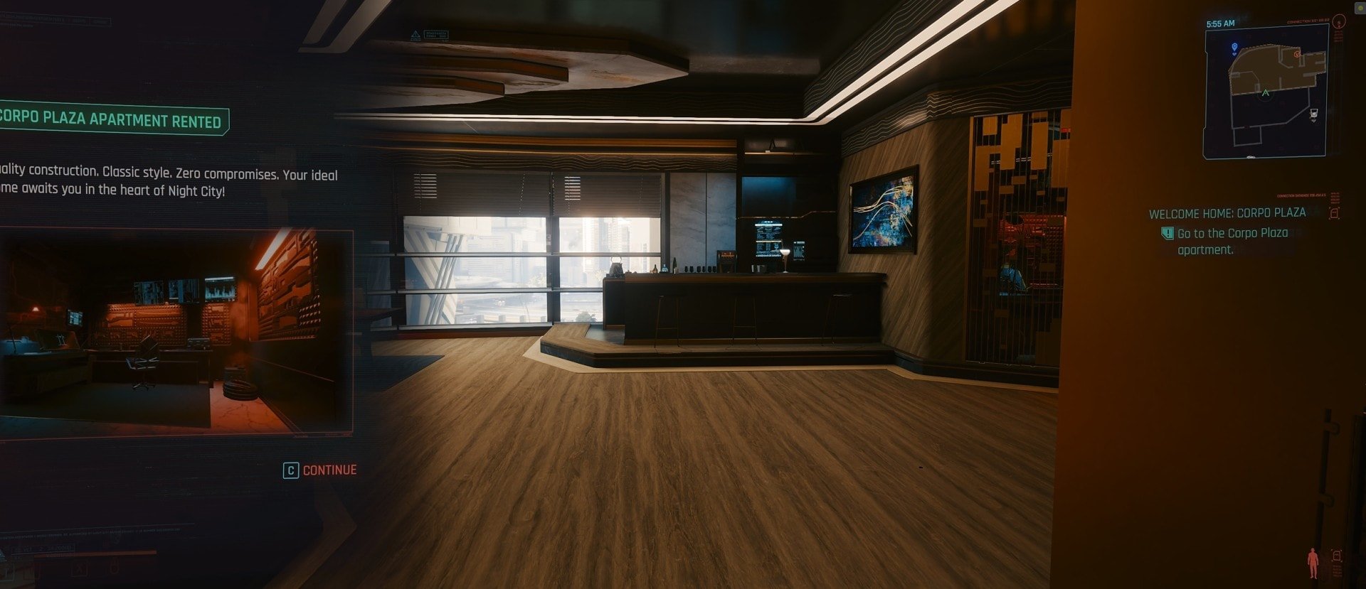 Corpo Plaza apartment view