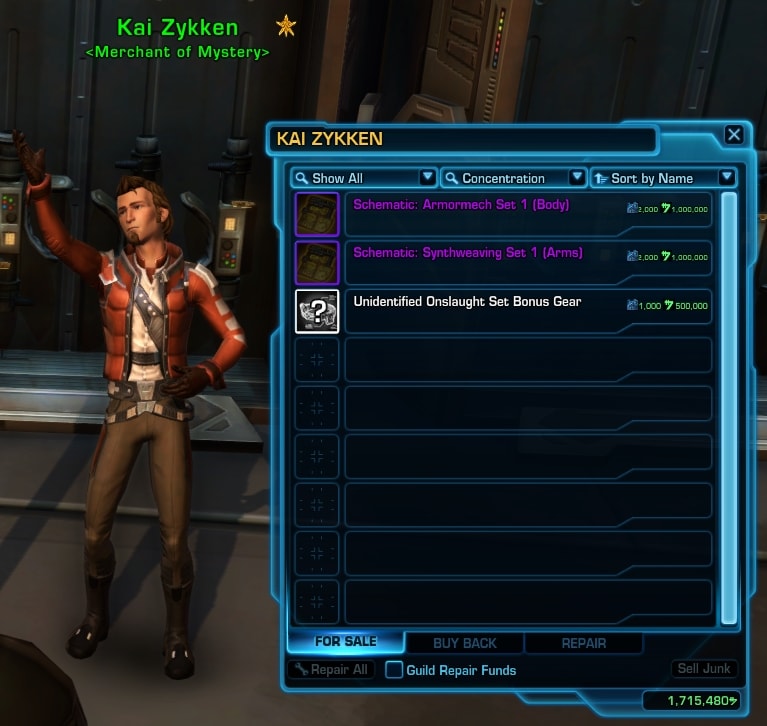 Kai Zykken in SWTOR 7.0