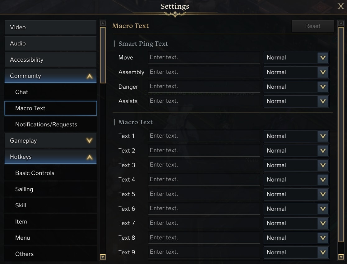 Lost Ark Settings Guide - Community - Macro Text