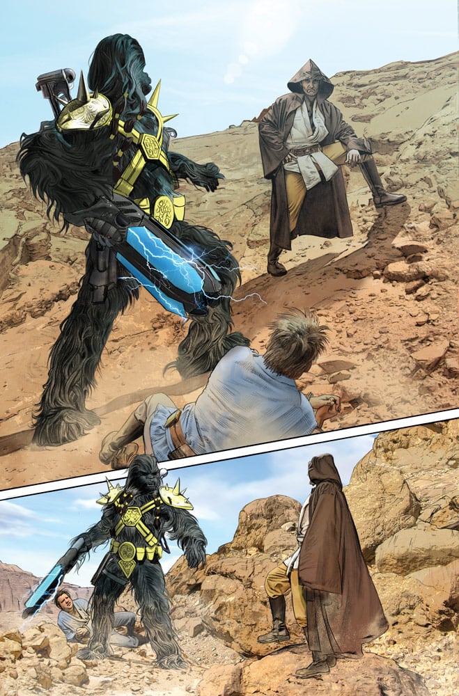 Obi-Wan and Krrsantan