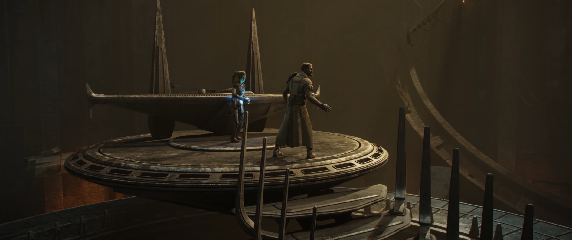 Orr and Sa'har on the platform
