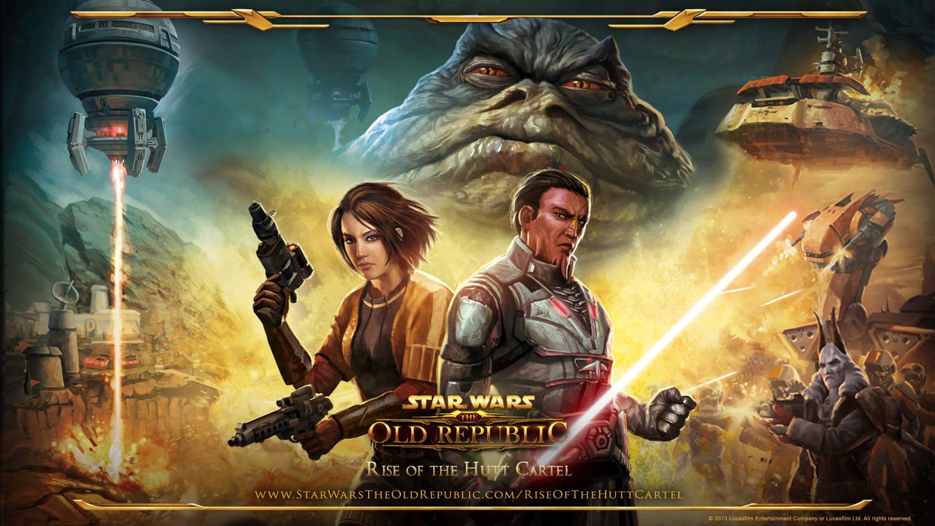 SWTOR 2.0 Rise of the Hutt Cartel Keyart