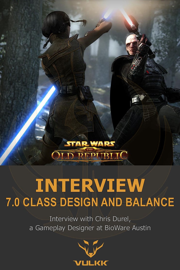 SWTOR 7.0 Class Design and Balance Interview with BioWare Gameplay Designer