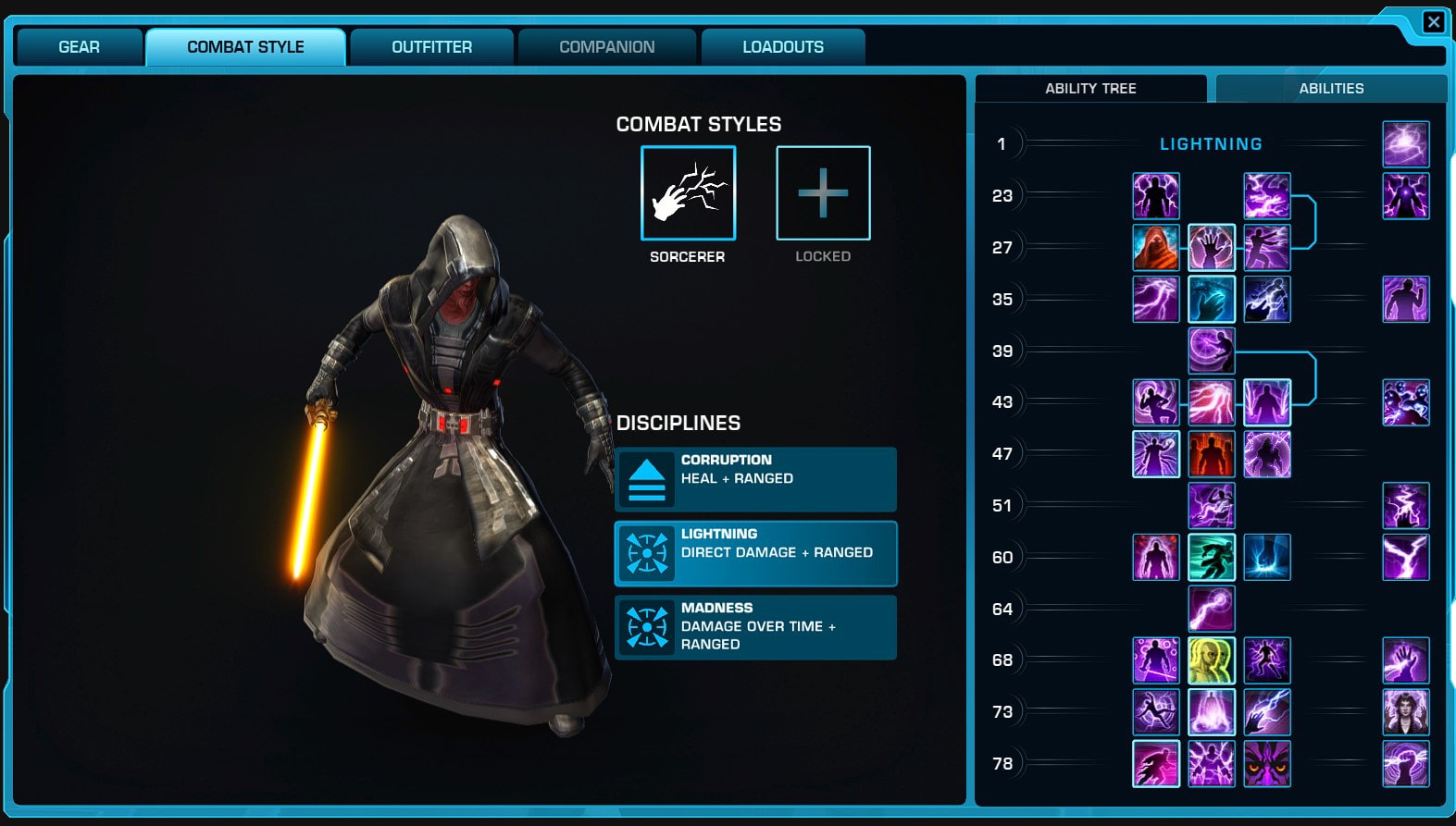 SWTOR Combat Stylers Tab