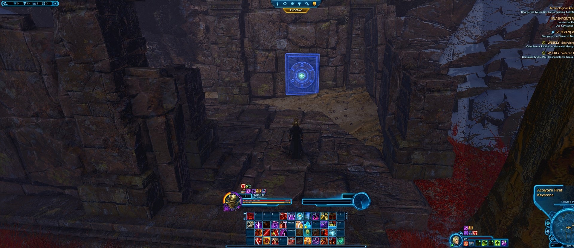 SWTOR Ruins of Nul Flashpoint Guide - Keystones Location 1
