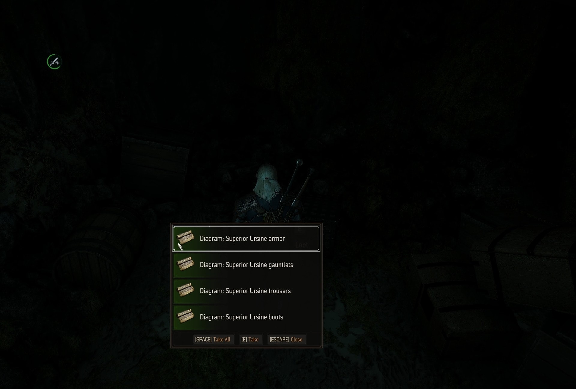 Superior Ursine Armor Set Chest Location