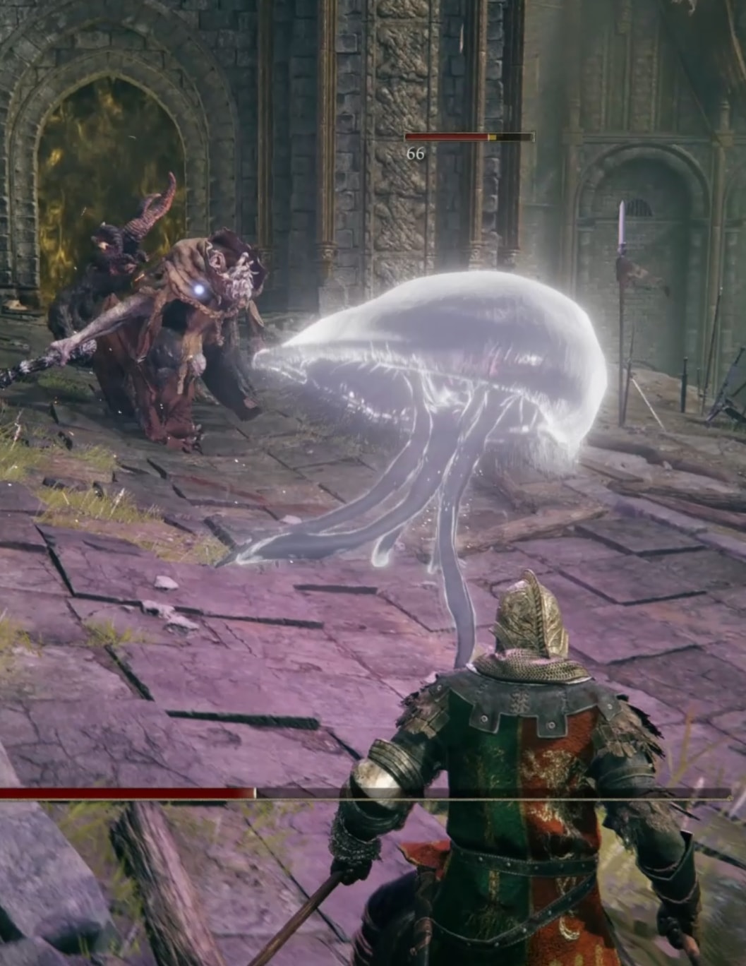Using spirits against Marigit the first major boss in Elden Ring