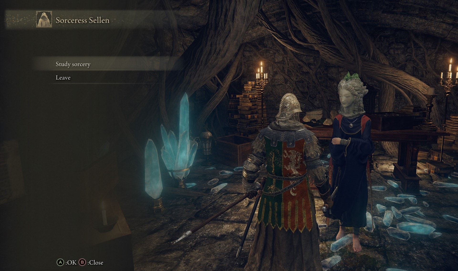 Where to find the first sorcery vendor in Elden Ring