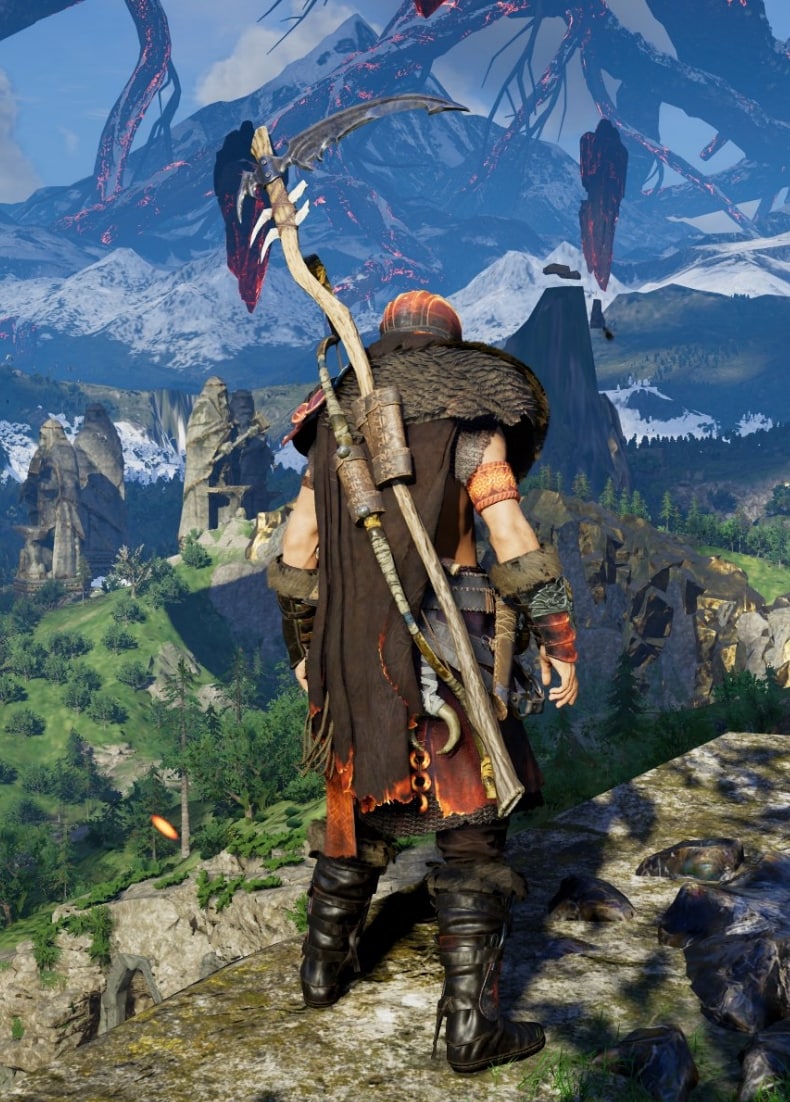 AC Valhalla Dawn of Ragnarok DLC - Fire Giant Set - Back
