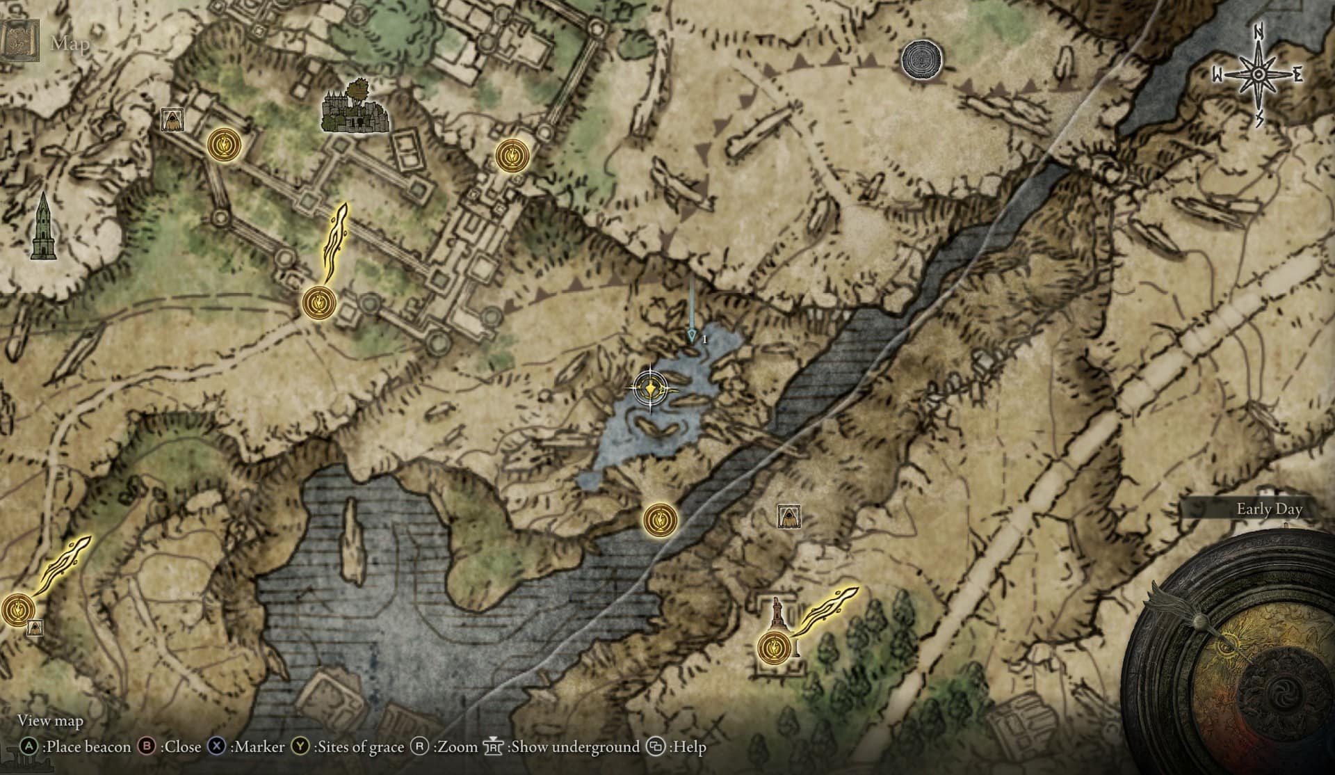 Hoarfrost Stomp - locationi on the map