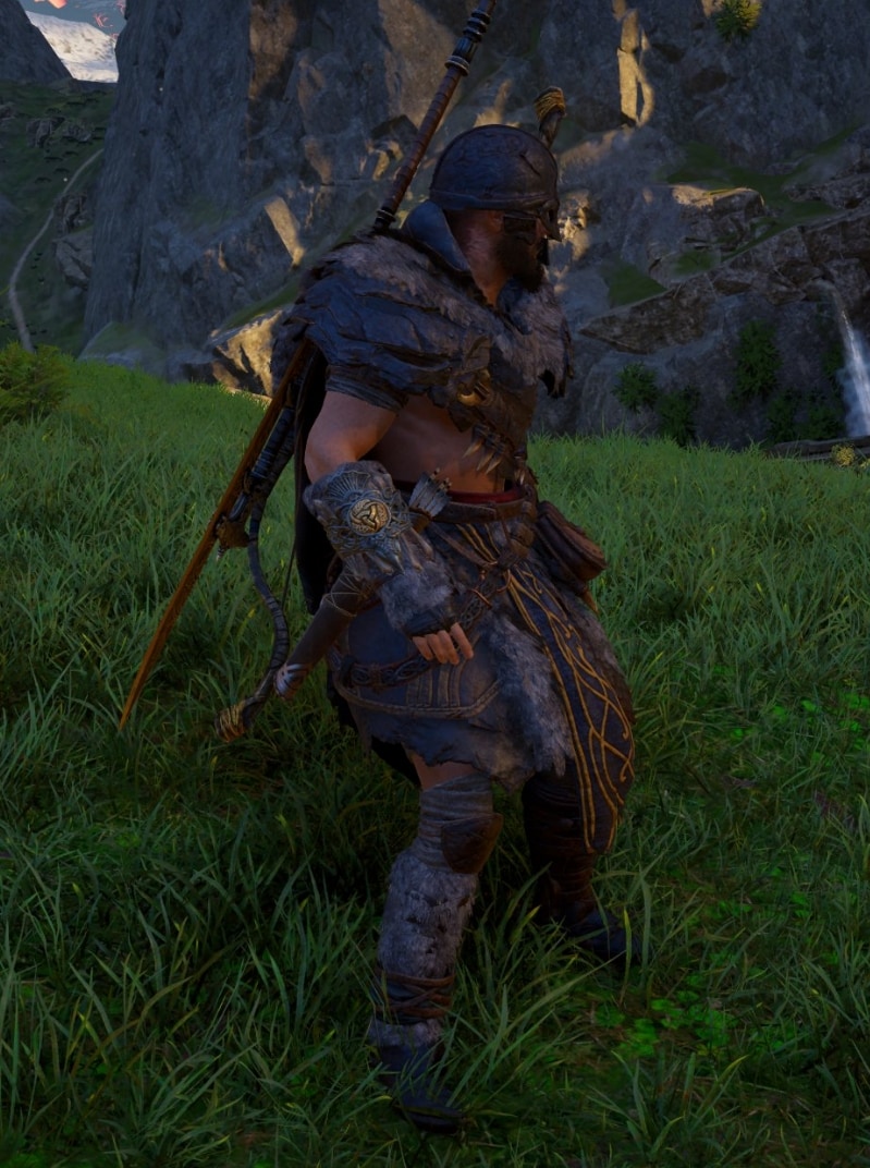 Assassin's Creed Valhalla Dawn of Ragnarok DLC Armor Set - Jotun Mantle Armor Set - Right