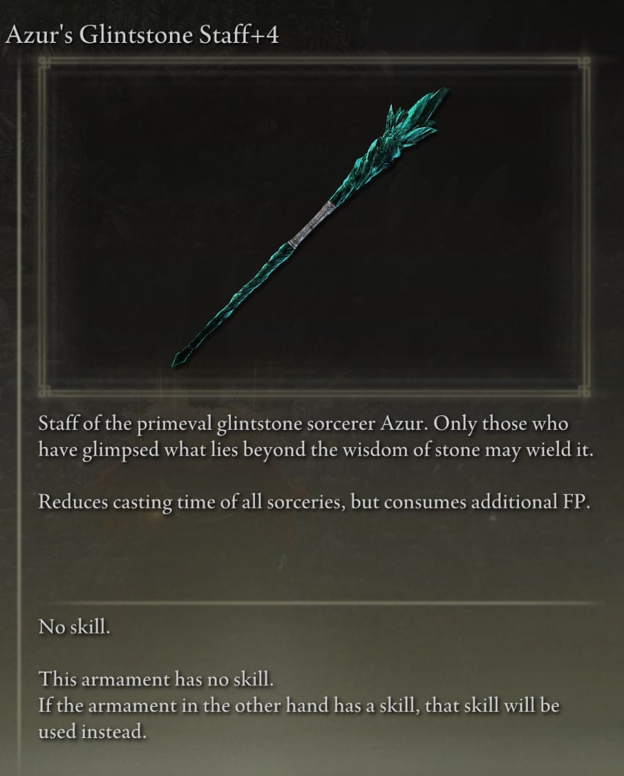 Weapon Locations at the Academy of Raya Lucaria - Azur's Glintstone Staff
