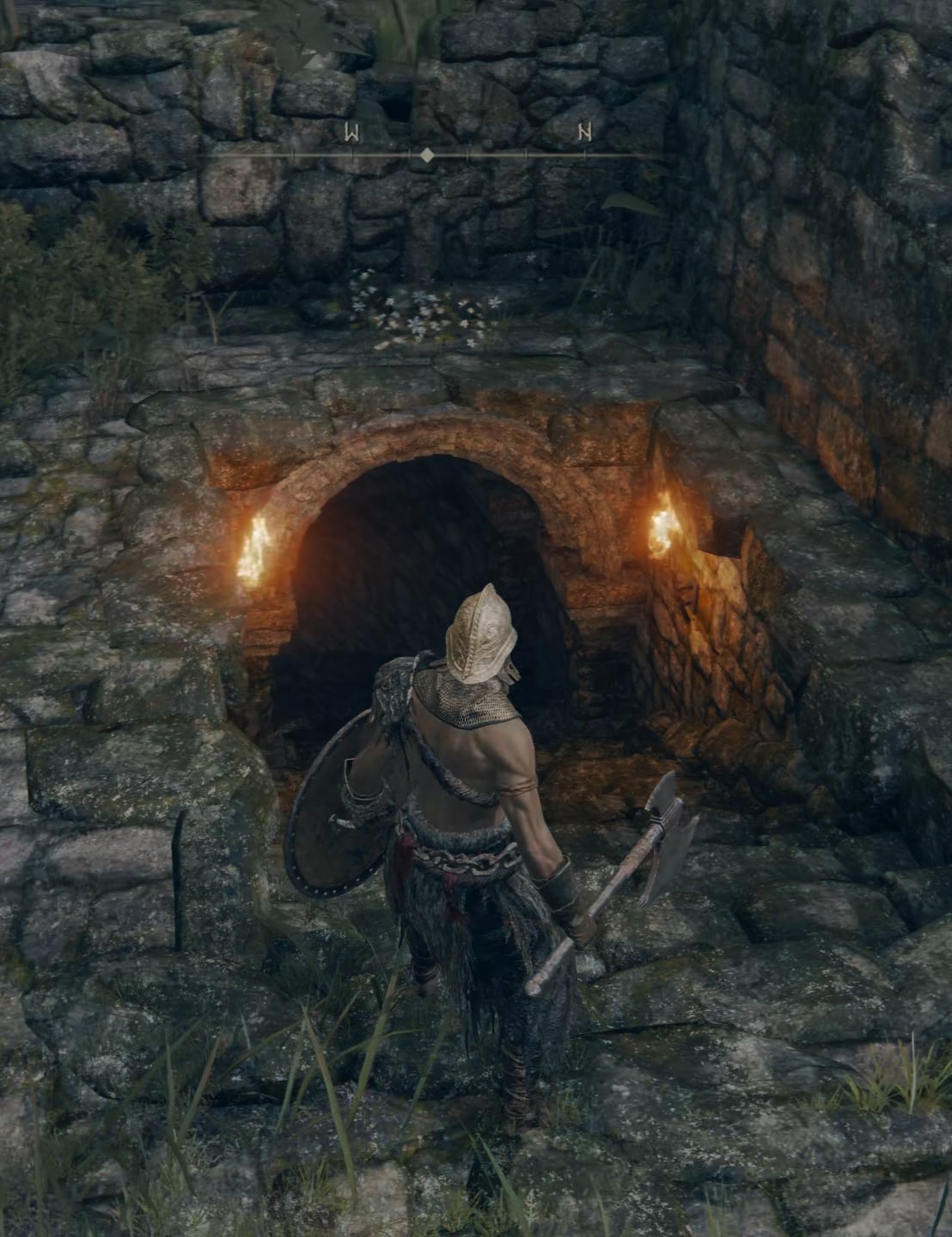 Entrance to the basement in Gatefront - Where to find Whetstone Knife