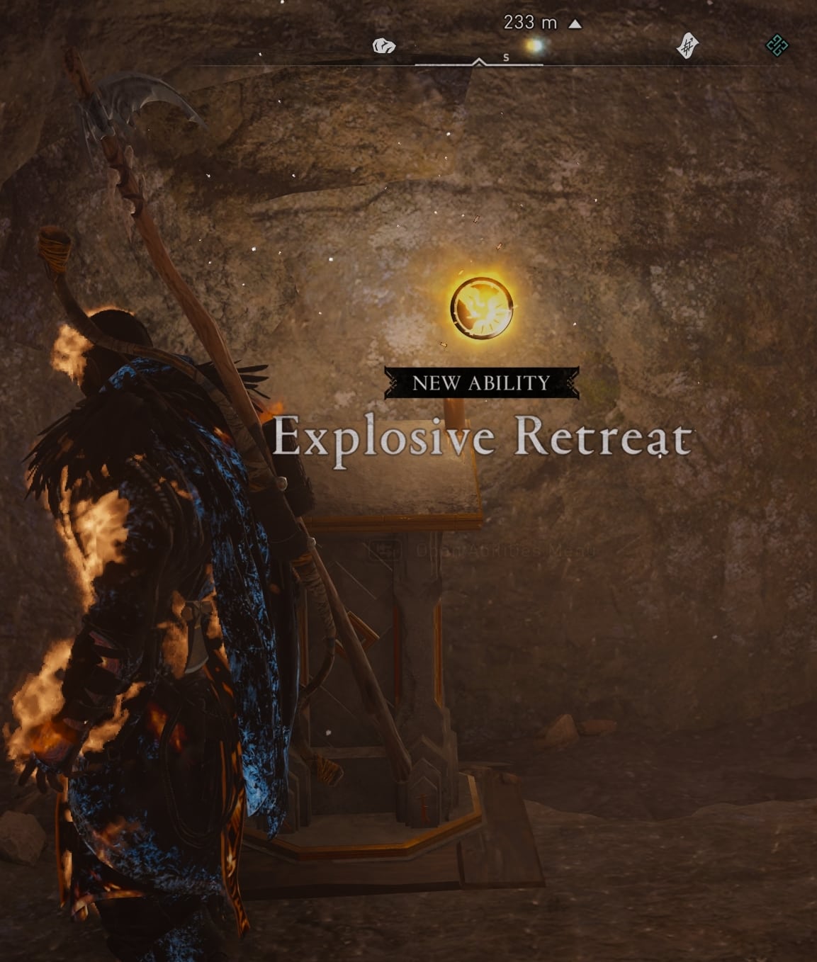 Explosive Retreat Ability Book of Knowledge Location