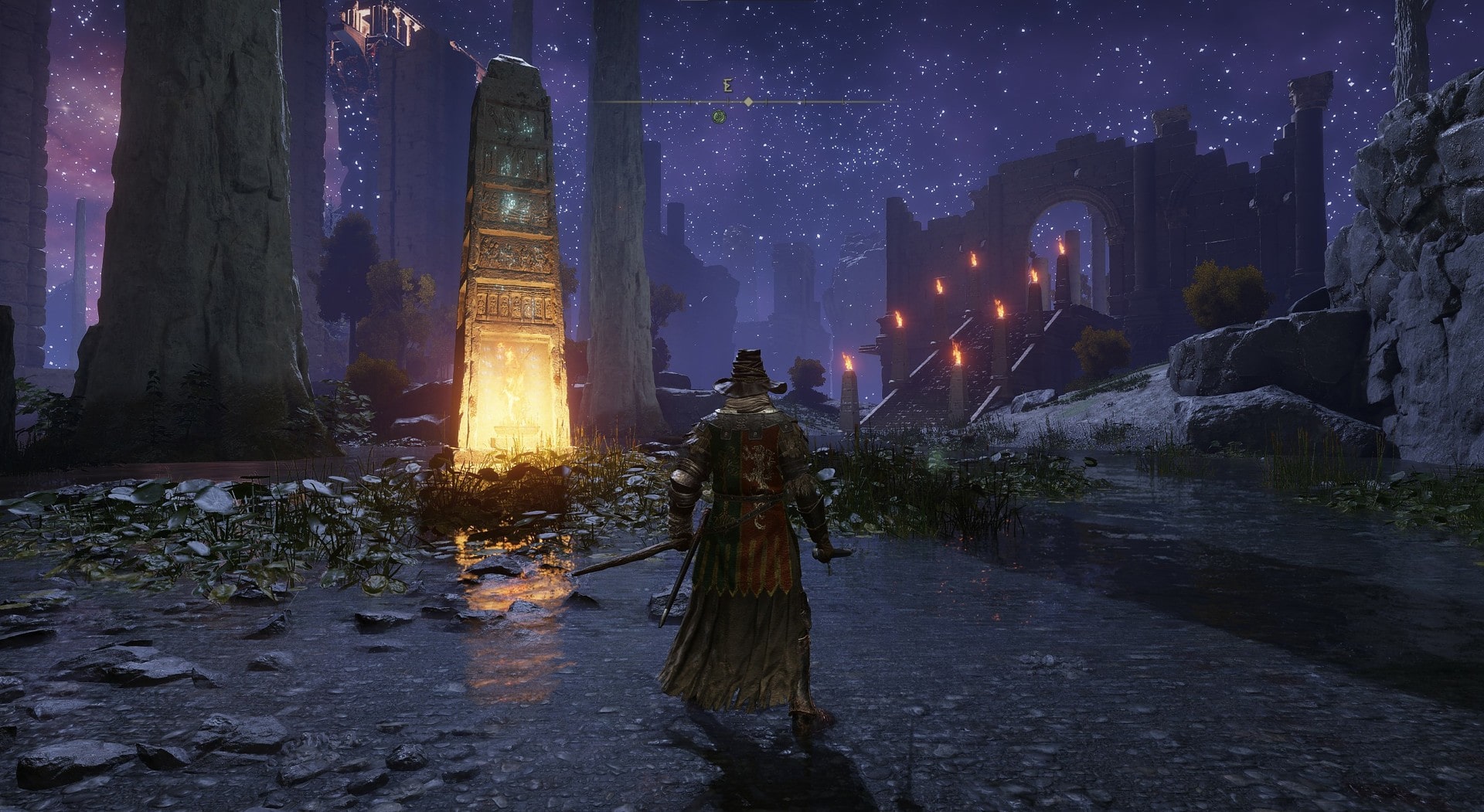 Ancestor Spirit boss Elden Ring - Fire Pillars