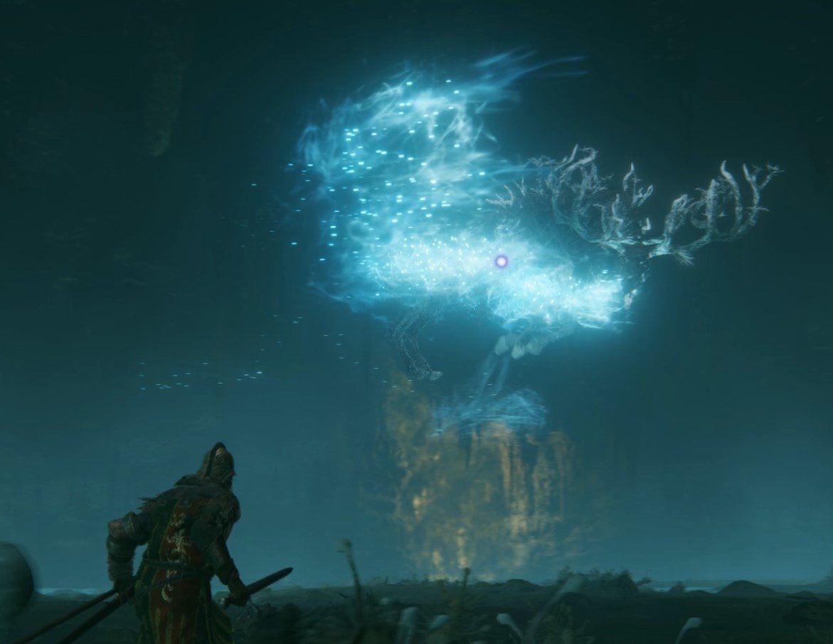 Ancestor Spirit boss Elden Ring - Sky Hopping