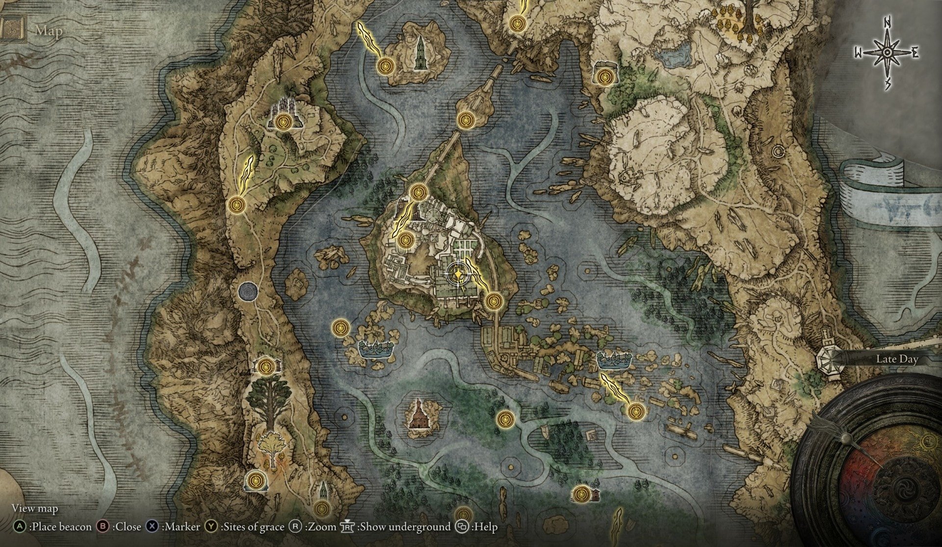 Spell and Incantation Locations at the Academy of Raya Lucaria - Gravity Well map