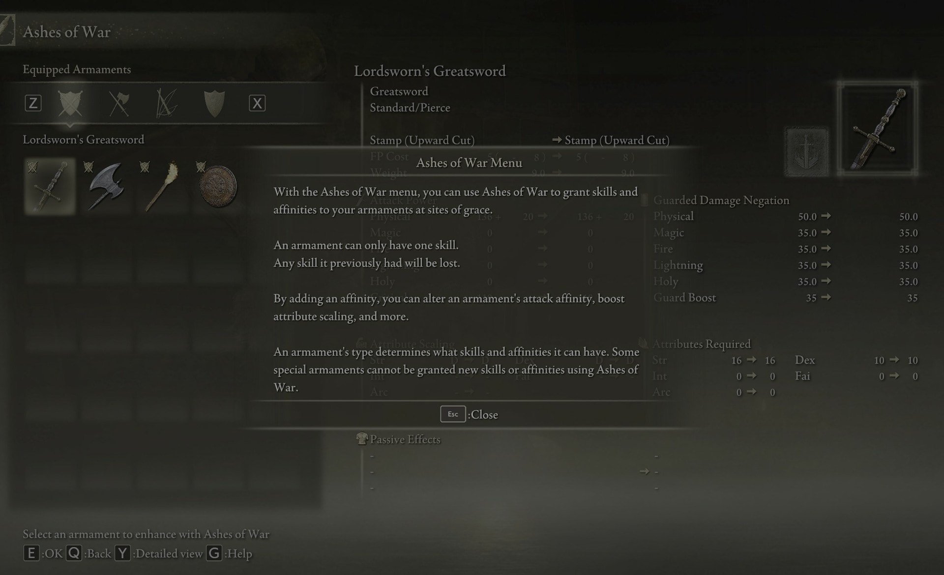 How Ashes of War work in Elden Ring
