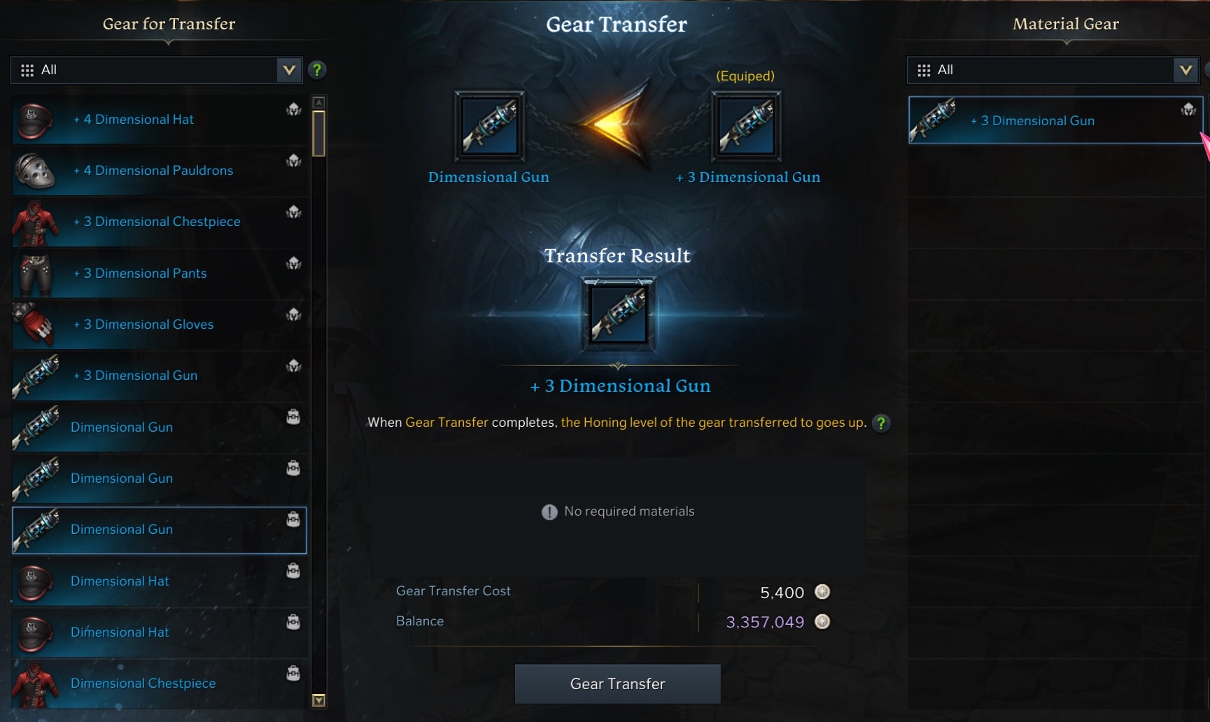 Lost Ark Gear Transfer Guide