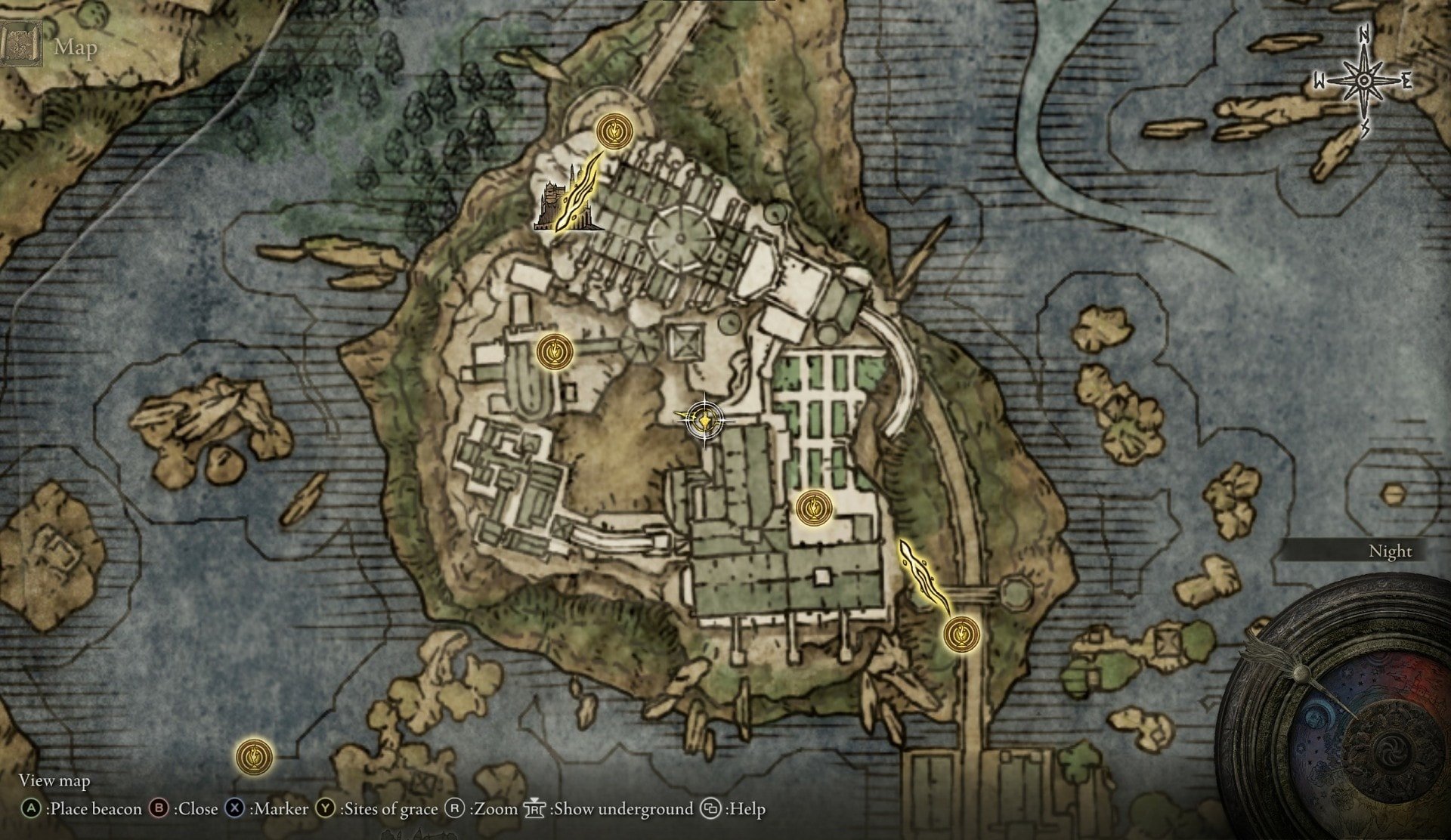 Items Locations at the Academy of Raya Lucaria - Lost Ashes of War map location